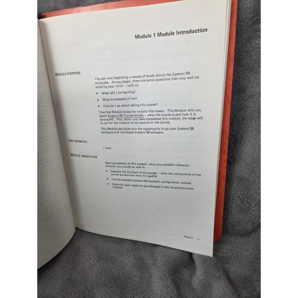 IBM Sytem/38 Fundamentals Student Materials